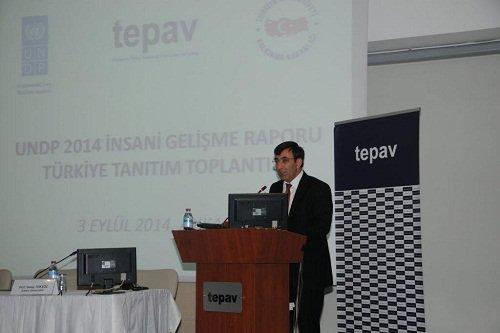 UNDP 2014 Human Development Report Turkey Launch Held at TEPAV 