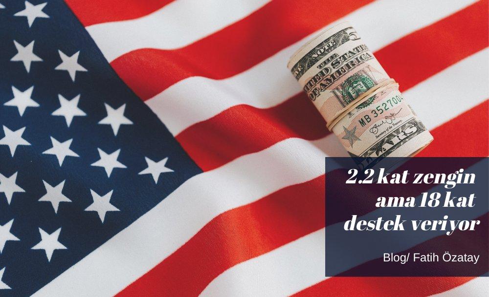2.2 kat zengin ama 18 kat destek veriyor