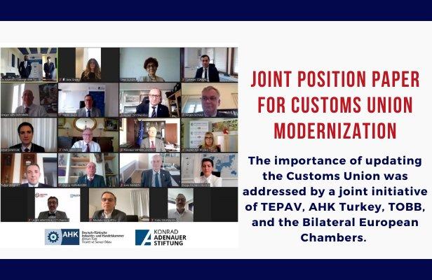 Joint position paper for Customs Union modernization