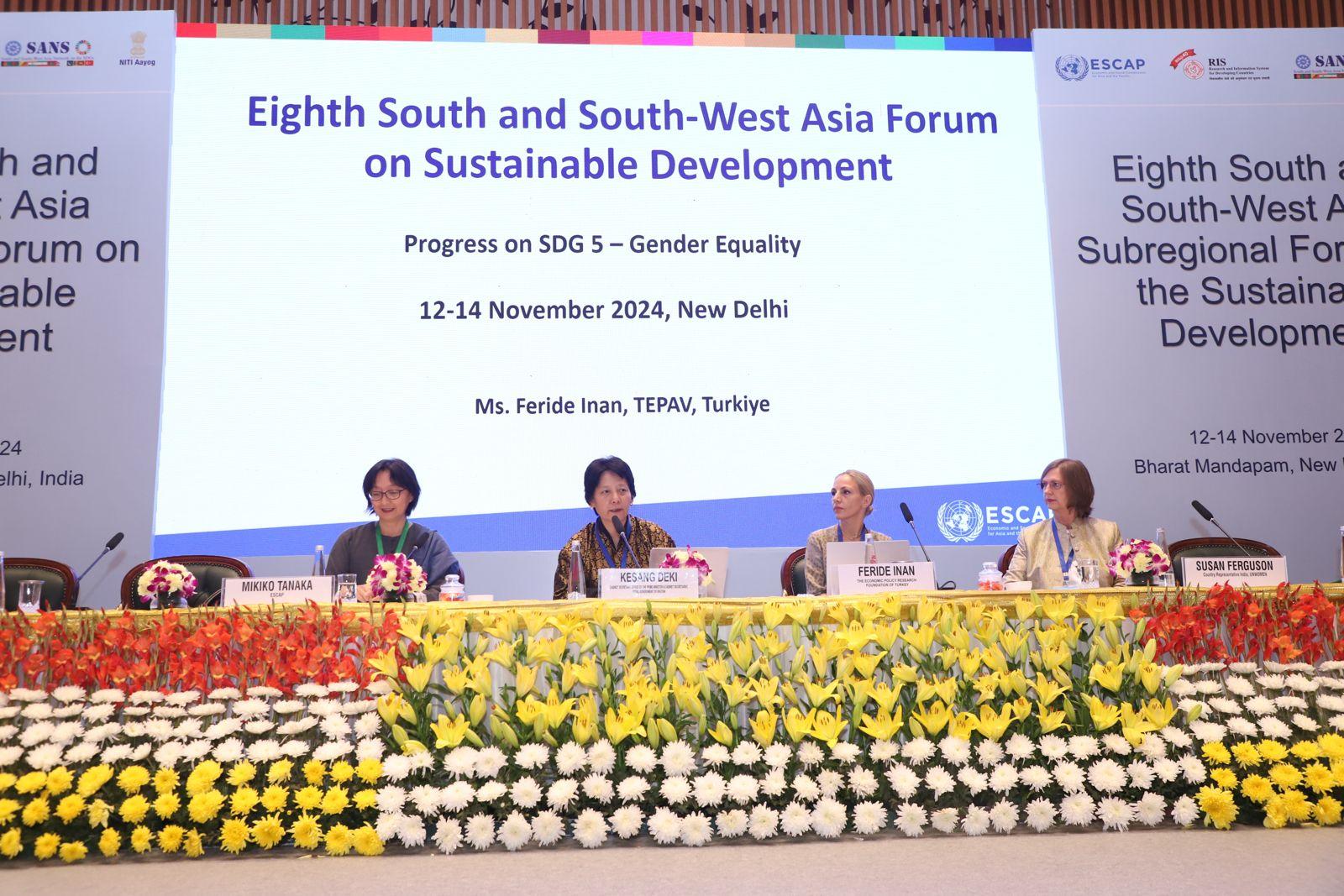 TEPAV attended the Eighth Subregional Forum on Sustainable Development, New Delhi, India