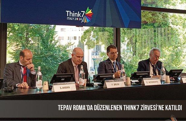TEPAV Roma’da düzenlenen Think7 Zirvesi’ne katıldı