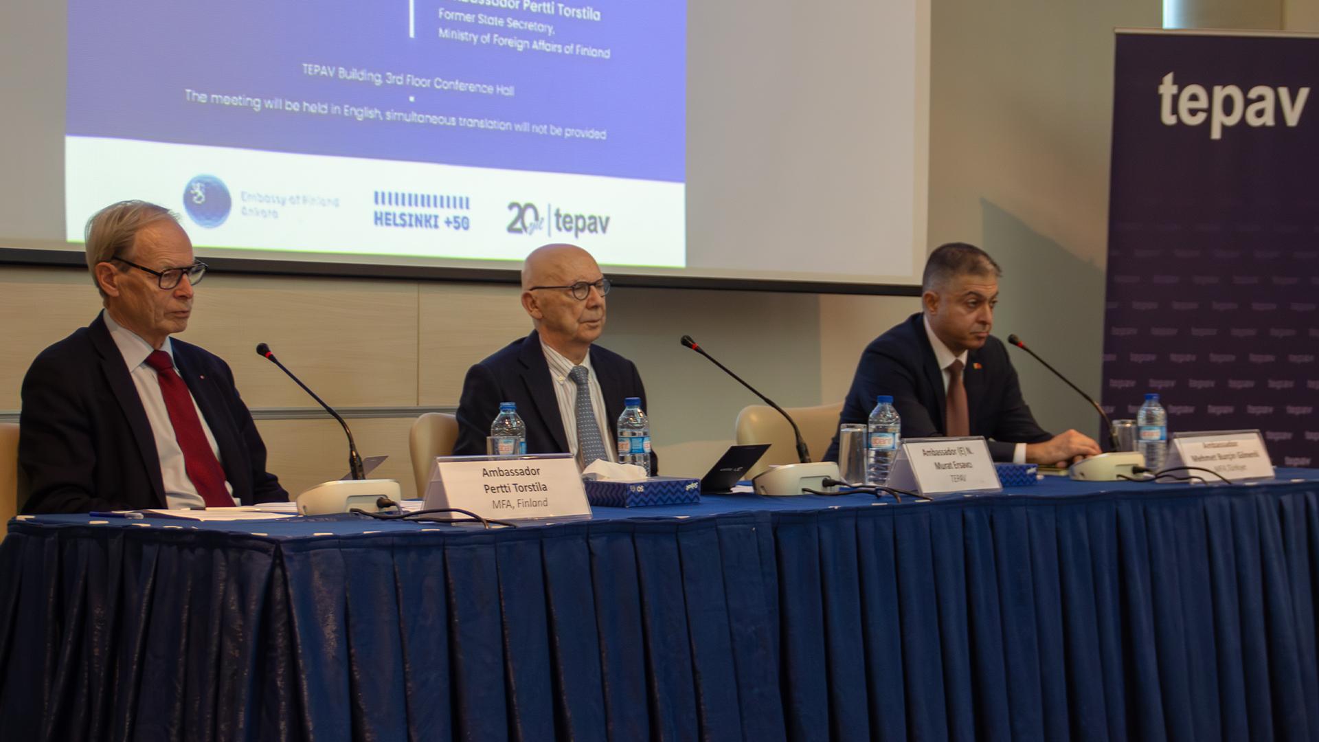 AGİT’in 50. yılında Avrupa güvenliğinin geleceği TEPAV’da tartışıldı